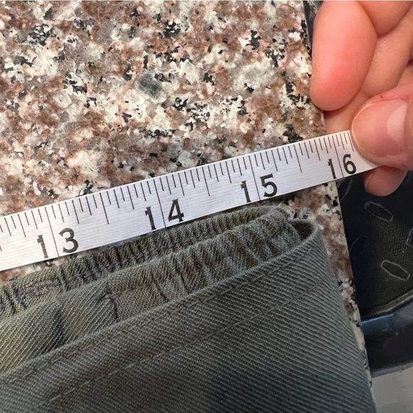 A New Day-Women's High-Rise Pleat Front Shorts - Olive, Size: M - Picture 11 of 11